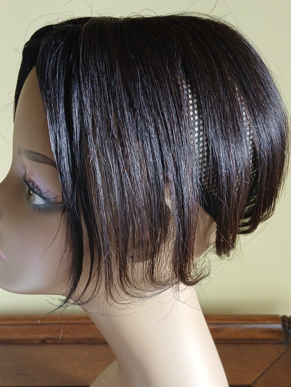 Hair Topper For Thinning Hair And Added Volume Black